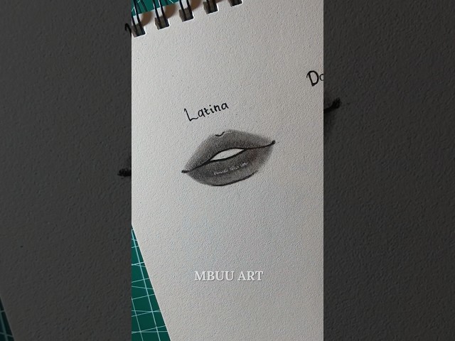 Drawing different Lips in (latina,douyin,korean)✏️ #drawing #tutorial #Lips #howtodraw #art #shorts