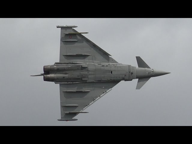 4Kᵁᴴᴰ RS-21 Eurofighter EF2000 Typhoon · Italian Air Force at RIAT 2019