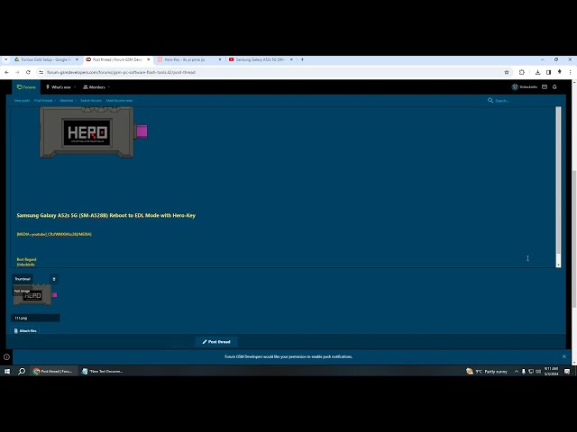 How to post in GsmDevelopers Forum with Image,Video Upload... #Gsmdevelopers #unlocktool #hydratool