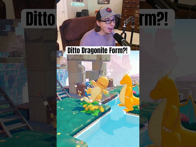 Ditto dragonite is adorable!! 🤩 #pokemon #pokemonpokopia #pokopia #ditto #dragonite
