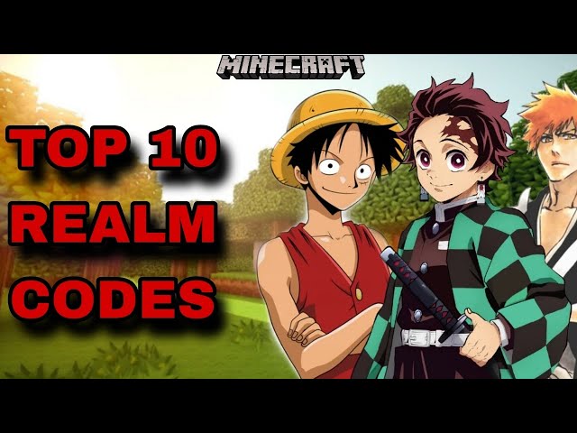 *NEW* TOP 10 BEST REALM CODES FOR MINECRAFT BEDROCK EDITION!
