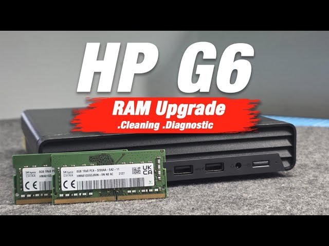 HP ProDesk 400 G6 Mini Upgrade & Cleaning Guide | RAM Upgrade, Fan Replacement & Better Cooling