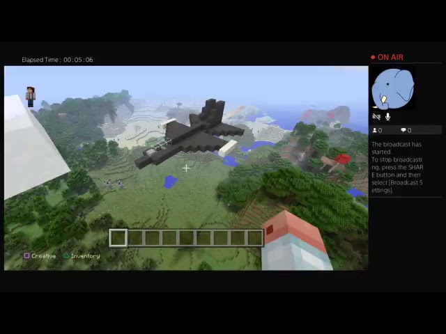 Minecraft fighter jet tutorial