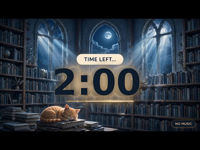 2 Minute Timer No Music 🔇 Silent Classroom Timer