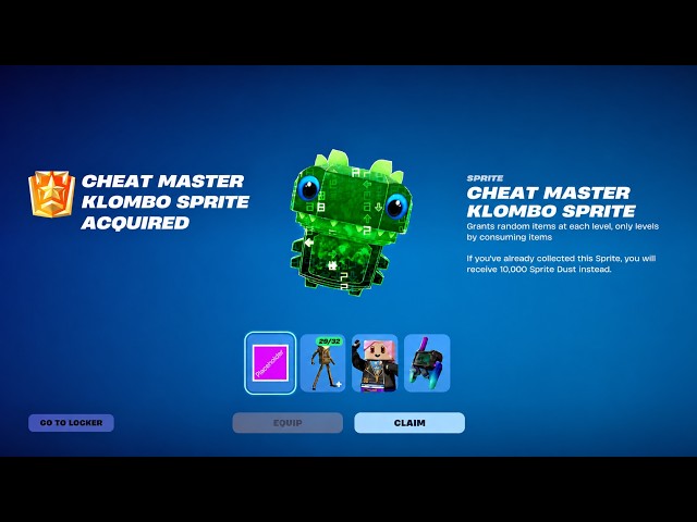 QUICK! How to GET the *KLOMBO CHEAT MASTER* Spirit in FORTNITE Season 4! (TODAY ONLY)