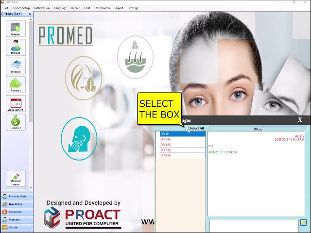 PROMED - How to Use Chat Option.
