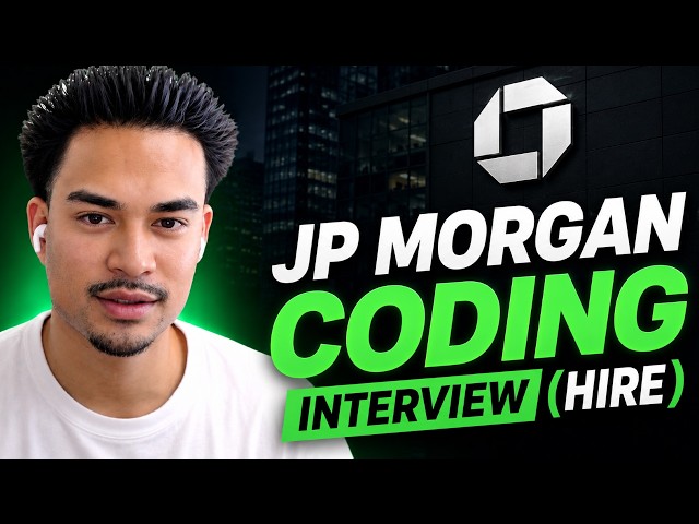 JP Morgan Coding Interview (Hire)