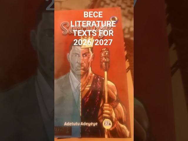 BECE LITERATURE TEXTS FPR 2026/2027 and past questions on NECE #becek #bece2026/2027 #juniorwaec