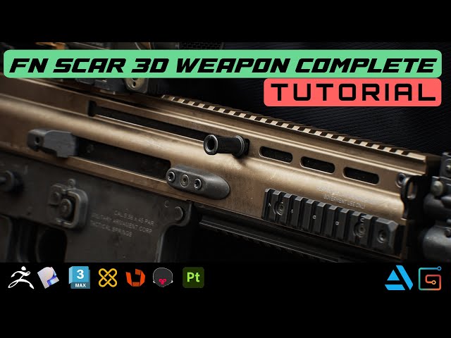 Ultimate 3D Game Ready Weapon Tutorial - SCAR