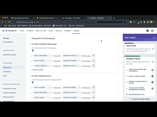 Statuspage Features Demo