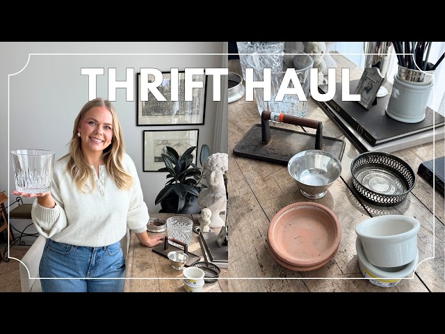 Thrift + Vintage Home Decor Shop With Me & Haul