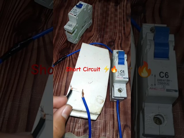 Short Circuit⚡🔥🔥🔌 test on MCB#mcb# shortcircuit#myproject