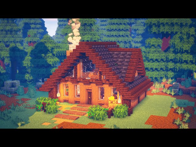 Minecraft | How to Build a Survival Wooden Cabin