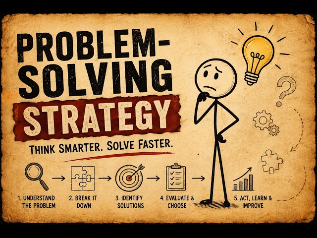 Problem-Solving Strategy: Think Smarter, Solve Faster! 🧠🔥