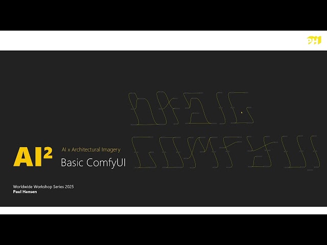 BASIC Comfyui Tutorial for Archviz x AI - 01/17 INTRO