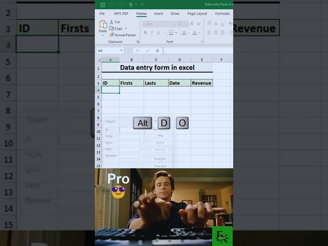 How to Automate Data Entry in Excel in 30 Seconds ✨ #excel #shorts