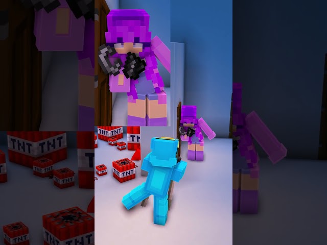 OPEN THE DOOR Behind the Scenes! #minecraft #shorts