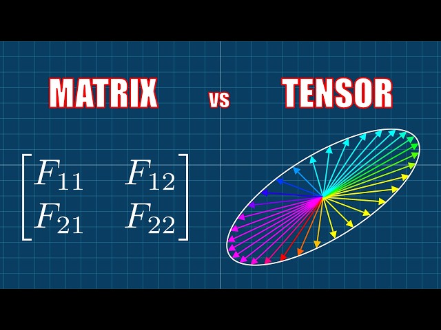 What's the difference between matrices and tensors?