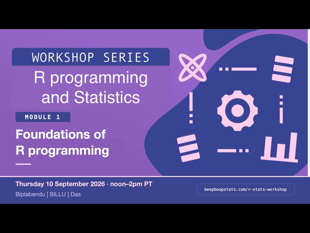 Module 1: Foundations of R programming