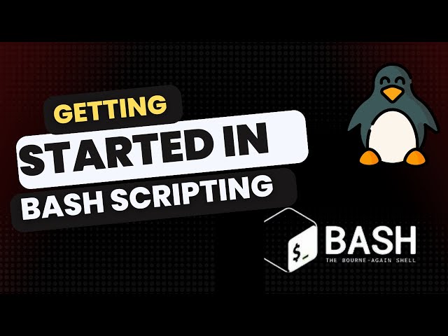 getting started in bash scripting