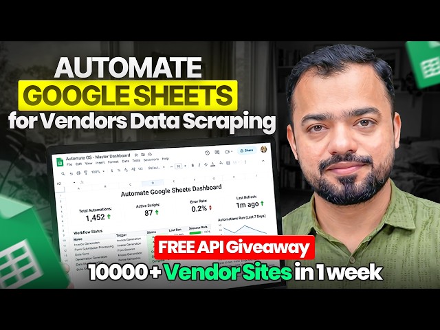 Find 10000+ Vendor Sites with this Google Sheet Automation | FREE AppScript in Description 👇