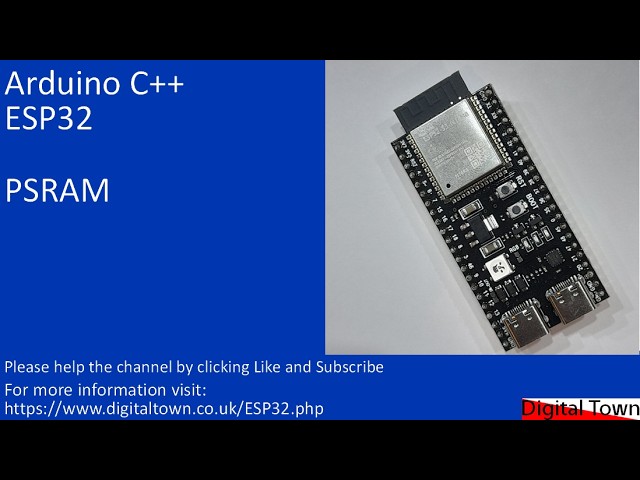 #215 Arduino C++ - ESP32 PSRAM