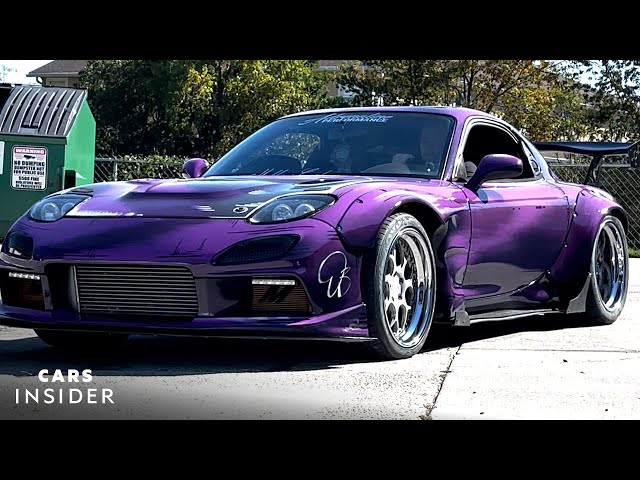 Transforming A Mazda RX-7 With Manga-Style Paint | Cars Insider