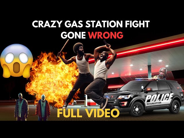Crazy Gas Station Sword Fight ⚔️💰 $2 Battle at the Gas Station 😂 (FULL VIDEO)
