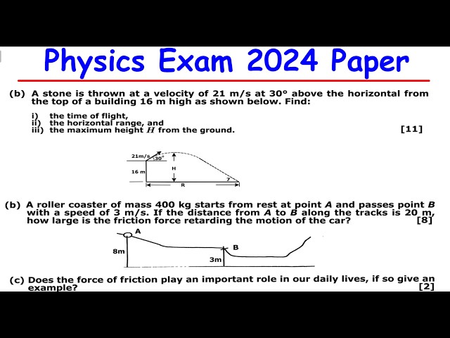 PHYSICS 2024 EXAMS SOLVED | 2024 PAPER BREAKDOWN