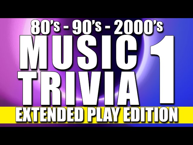 Music Trivia with Audio Clues - 80s, 90's & 2000's Song Quiz Aerosmith - Foo Fighters - U2 & More