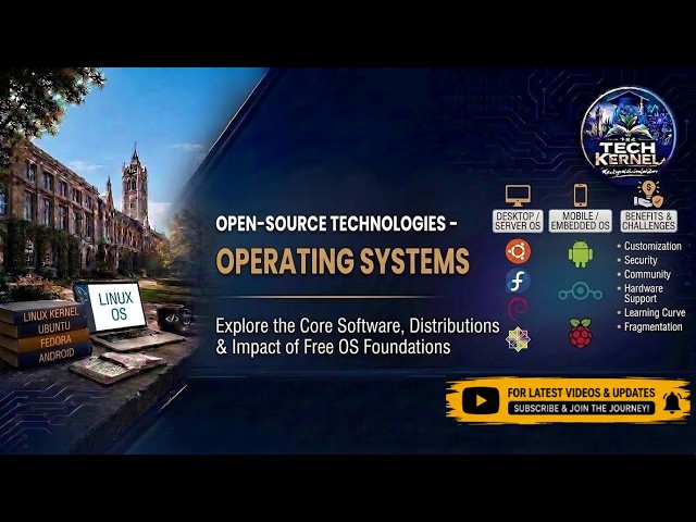Operating Systems | Open-Source Technologies | The Tech Kernel