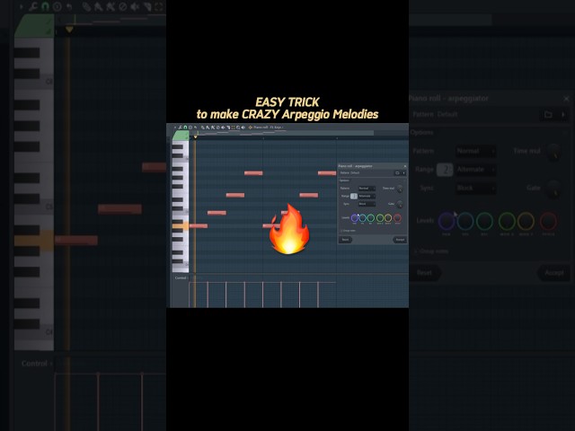 Easy Trick to Make CRAZY Arpeggio Melodies🤯 (FL Studio) #shorts #shortsfeed #flstudio