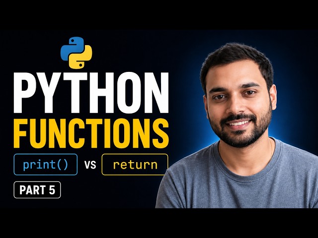 Part 5 - Python Functions Finally Make Sense | Parameters, Return & Scope