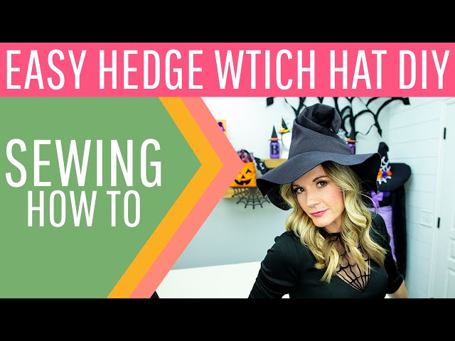 DIY Hedge Witch Hat (Free Pattern!)