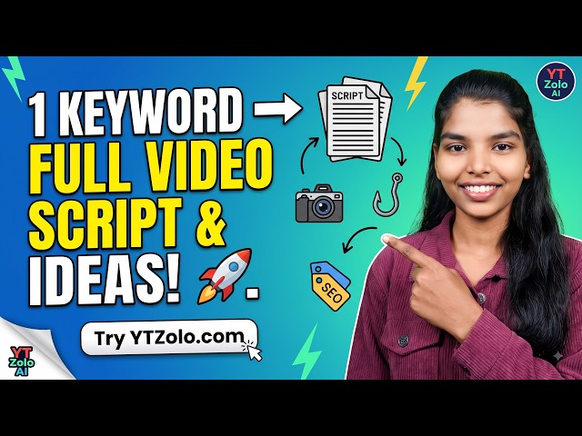 Turn Keywords Into Videos 🤯 | Keyword to Script AI #ai #short #trending