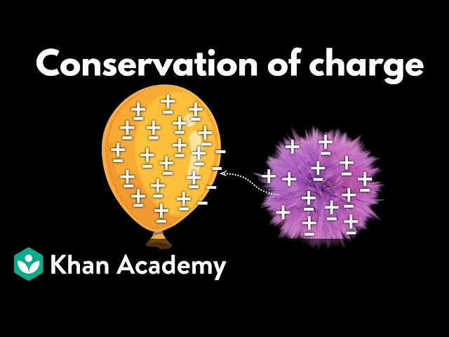 Conservation of electric charge | AP Physics | Khan Academy