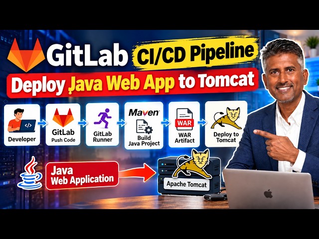 How to Create GitLab CI/CD Pipeline | Deploy Java Web App to Tomcat