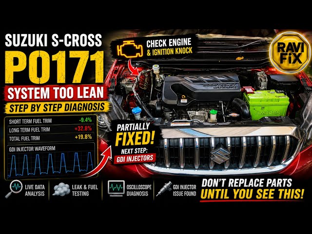 Suzuki S-Cross P0171: System Too Lean — I Found the REAL Cause!