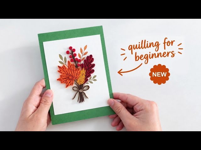 Easiest Autumn Quilling You MUST TRY