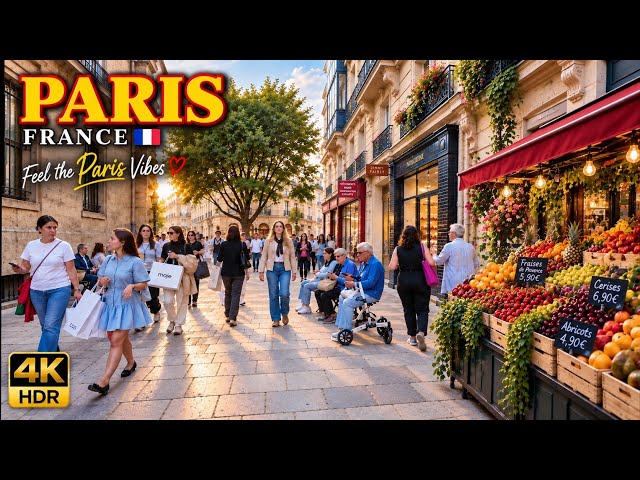 Paris,France 🇫🇷- Septembre 2026 - 4K HDR Walking Tour | Autumn walk 🍁 | 4K Paris | A Walk In Paris