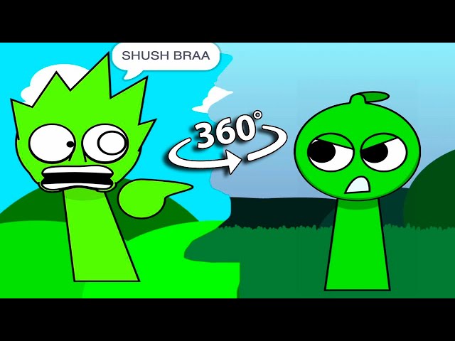 360º VR Sprunki meets Stimfun! | Animation Meme | Frunki mod