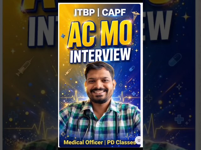 Capf Medical officer interview | Itbp capf ac mo interview | MOSB Interview