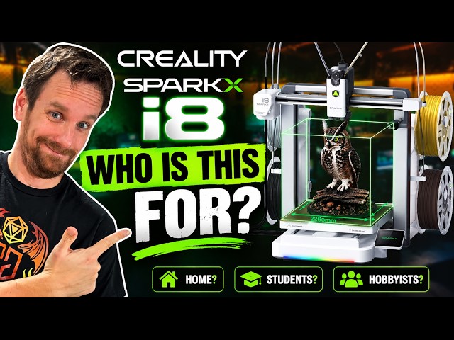 Creality SparkX i8: This Printer Makes More Sense Than You Think?!