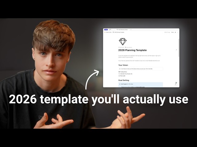 A Year of Progress in 90 Days [FREE TEMPLATE] - 2026 Planning Template