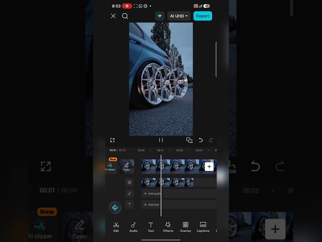Car Wheel 3D Effect 🔥 | CapCut Tutorial #shorts #trending #youtubeshorts
