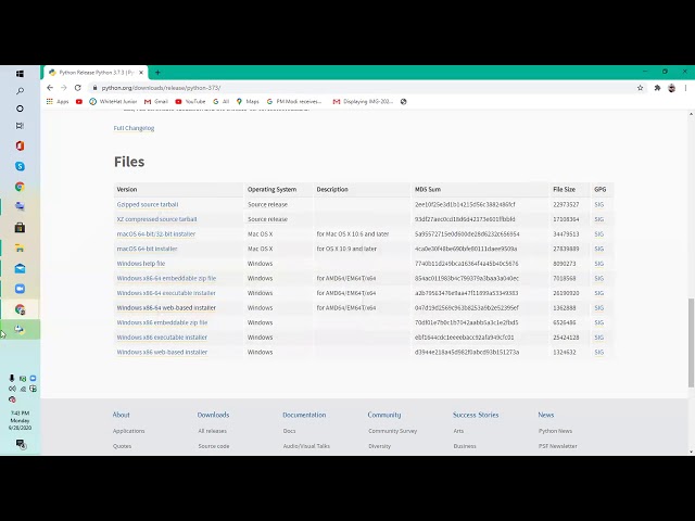 How to download python 3.7.3