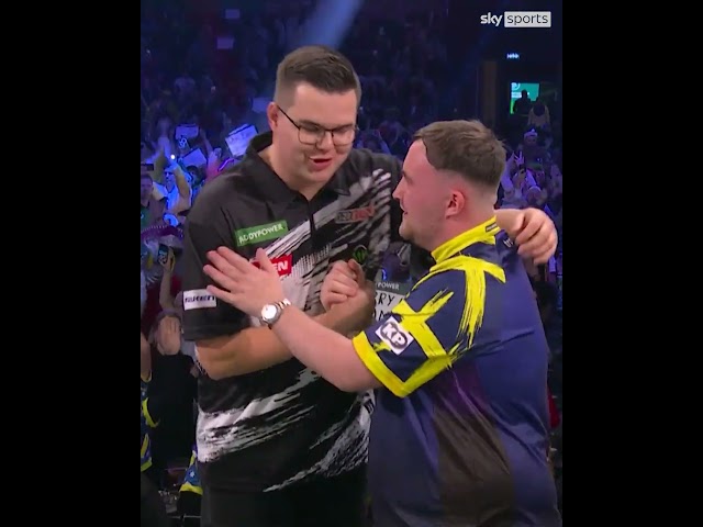 The moment Luke Littler won back-to-back World Darts Championship titles 🏆
