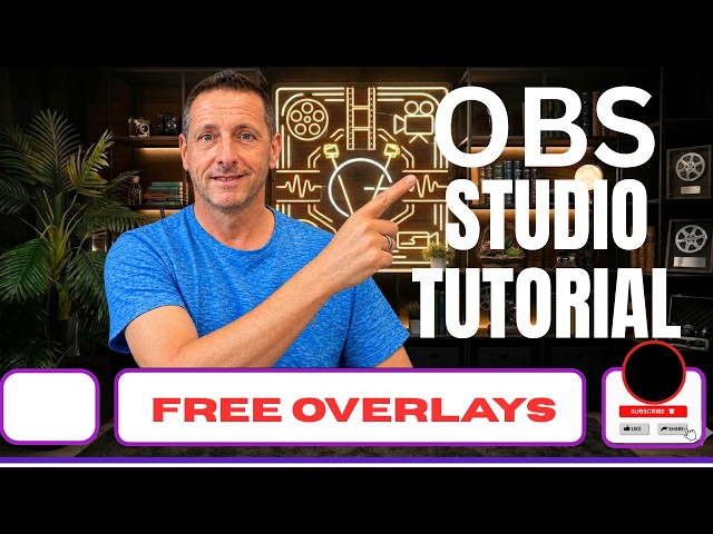 Don't Pay For Streaming-Free OBS Tutorial: Learn how to Custom Build Your Own Overlays for OBS Fast