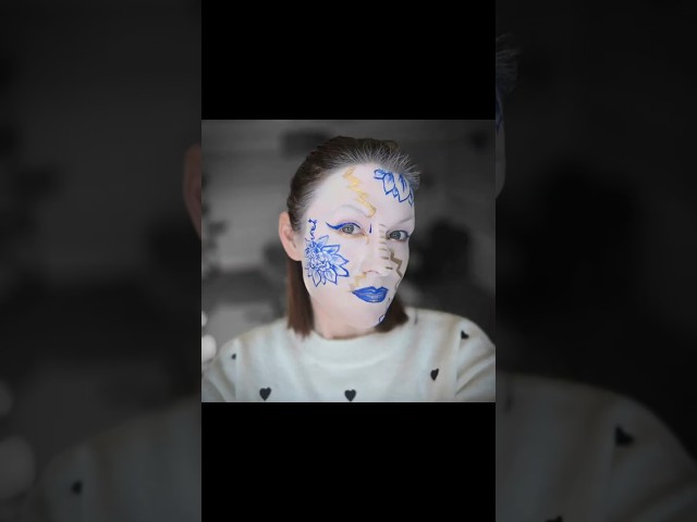 Valentines Day make up day 7. Inspired by glow up & kintsugi. #makeup #makeuptutorial #valentinesday