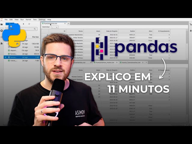 Te ensino TUDO sobre Pandas para análise de dados com Python